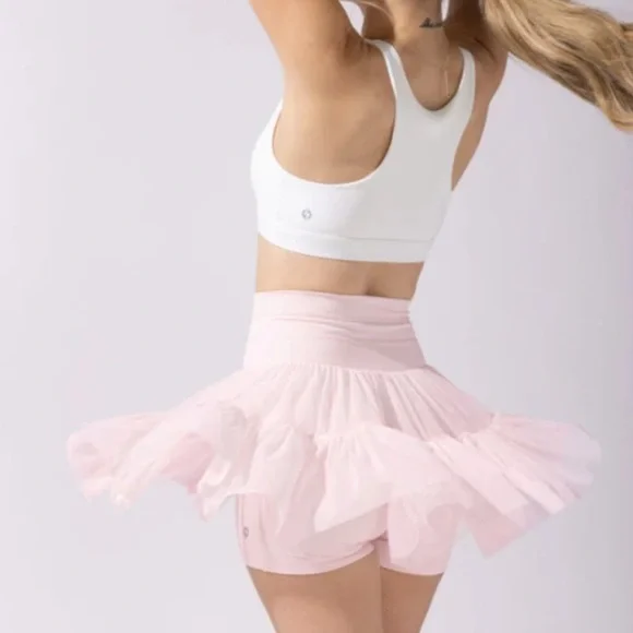 POPFLEX® Pirouette Skort - Light Pink - Picture 2 of 5